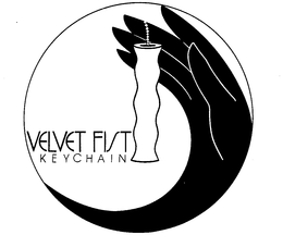 VELVET FIST KEYCHAIN trademark