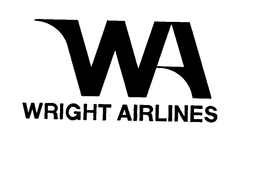 WA WRIGHT AIRLINES trademark