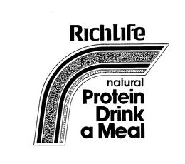 RICHLIFE NATURAL PROTEIN DRINK A MEAL trademark