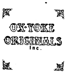 OX-YOKE ORIGINALS INC. trademark