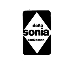 DONA SONIA COMUNBANA trademark