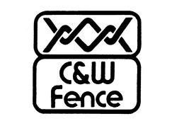 C & W FENCE trademark