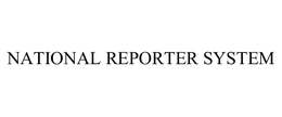 NATIONAL REPORTER SYSTEM trademark
