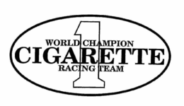 WORLD CHAMPION CIGARETTE RACING TEAM 1 trademark