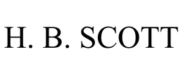 H. B. SCOTT trademark