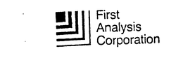 FIRST ANALYSIS CORPORATION trademark