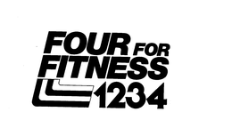FOUR FOR FITNESS 1234 trademark
