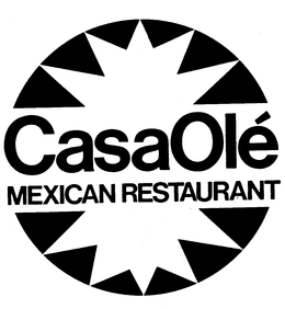 CASA OLE' MEXICAN RESTAURANT trademark