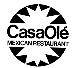 CASOLE MEXICAN RESTAURANT trademark