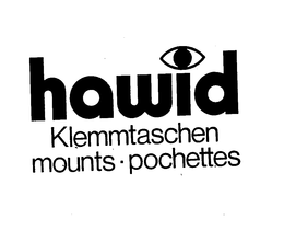 HAWID KLEMMTASCHEN MOUNTS POCHETTES trademark