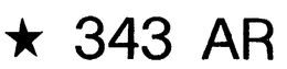 343 AR trademark