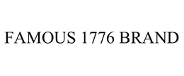 FAMOUS 1776 BRAND trademark