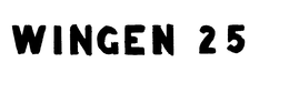 WINGEN 25 trademark