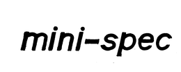 MINI-SPEC trademark