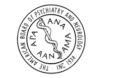 APA ANA AAN AMA THE AMERICAN BOARD OF PSYCHIATRY AND NEUROLOGY INC. trademark