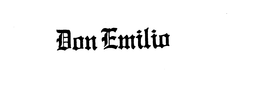 DON EMILIO trademark