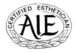 AIE CERTIFIED ESTHETICIAN trademark