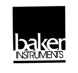 BAKER INSTRUMENTS trademark