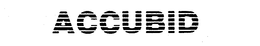 ACCUBID trademark