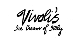 VIVOLI'S ICE CREAM OF ITALY trademark