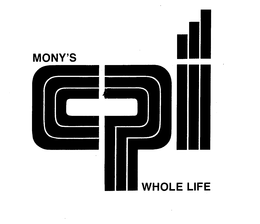 MONY'S CPI WHOLE LIFE trademark