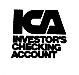 ICA INVESTOR'S CHECKING ACCOUNT trademark