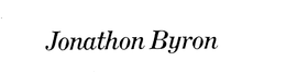 JONATHON BYRON trademark