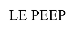 LE PEEP trademark
