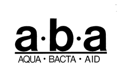 A.B.A AQUA BACTA AID trademark