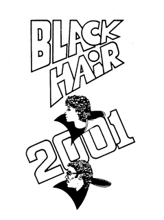 BLACK HAIR 2001 trademark
