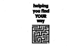 HELPING YOU FIND YOUR WAY trademark