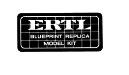 ERTL BLUEPRINT REPLICA MODEL KIT trademark