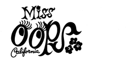 MISS OOPS CALIFORNIA trademark