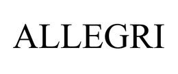 ALLEGRI trademark