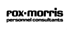 FOX-MORRIS PERSONNEL CONSULTANTS trademark