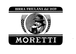 MORETTI BIRRA FRIULANA DAL 1859. trademark