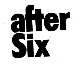 AFTER SIX trademark