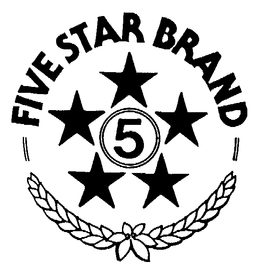 FIVE STAR BRAND trademark