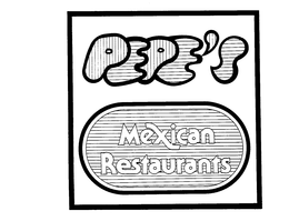PEPE'S MEXICAN RESTAURANTS trademark