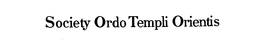 SOCIETY ORDO TEMPLI ORIENTIS trademark
