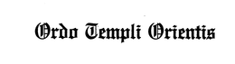 ORDO TEMPLI ORIENTIS trademark