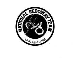 NATIONAL RECOVERY TEAM ESTABLISHED 1981 trademark