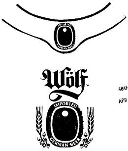 WOLF IMPORTED GERMAN BEER trademark