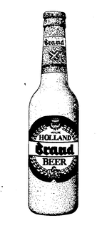 BRAND WYLRE HOLLAND BRAND BEER trademark