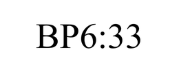 BP6:33 trademark
