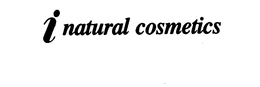 I NATURAL COSMETICS trademark
