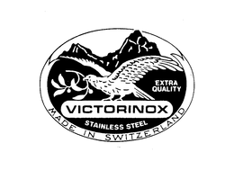 EXTRA QUALITY VICTORINOX STAINLESS STEELMADE IN SWITZERLAND trademark