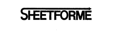 SHEETFORME trademark
