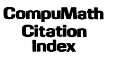 COMPUMATH CITATION INDEX trademark
