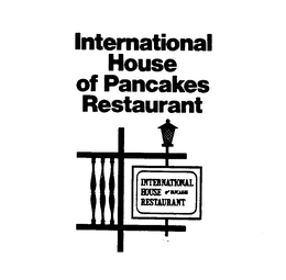 INTERNATIONAL HOUSE OF PANCAKES RESTAURANT trademark